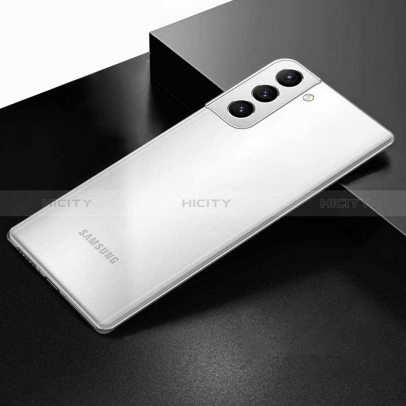 Custodia Ultra Sottile Trasparente Rigida Cover Opaca U01 per Samsung Galaxy S24 5G Bianco