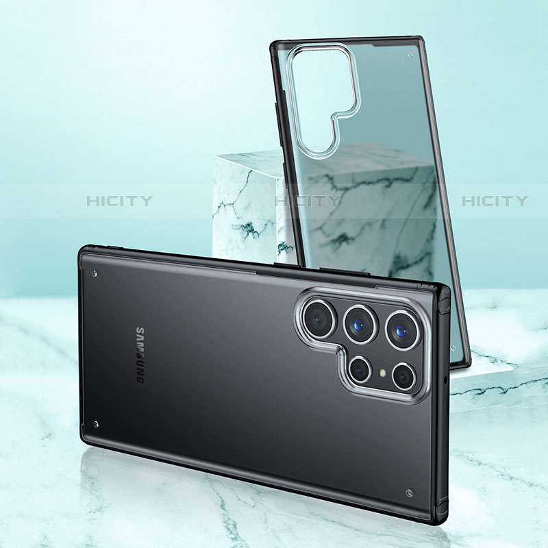 Custodia Ultra Sottile Trasparente Rigida Cover Opaca U04 per Samsung Galaxy S23 Ultra 5G