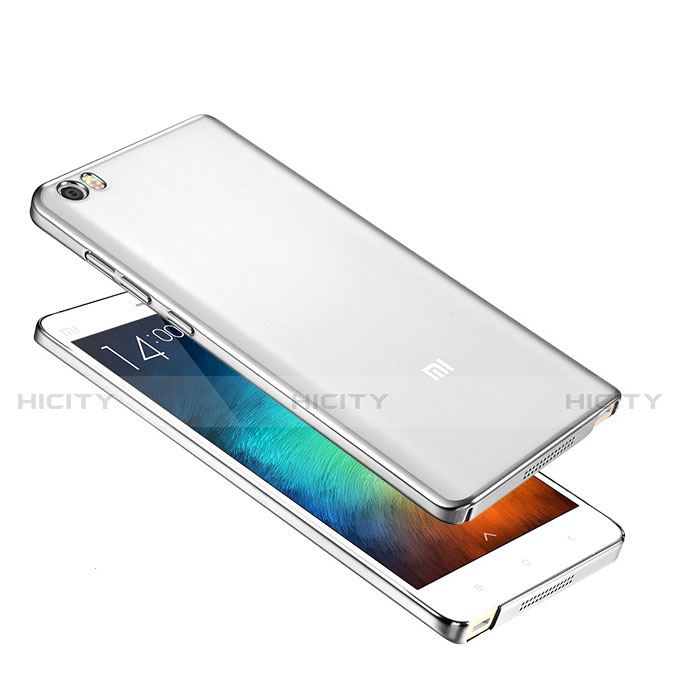 Custodia Ultra Sottile Trasparente Rigida Cover per Xiaomi Mi Note Argento
