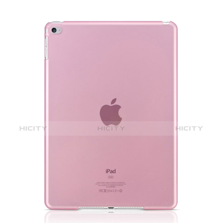 Custodia Ultra Sottile Trasparente Rigida Opaca per Apple iPad Air 2 Rosa