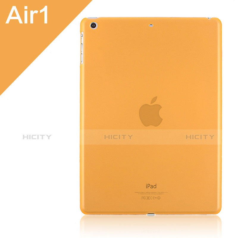 Custodia Ultra Sottile Trasparente Rigida Opaca per Apple iPad Air Arancione