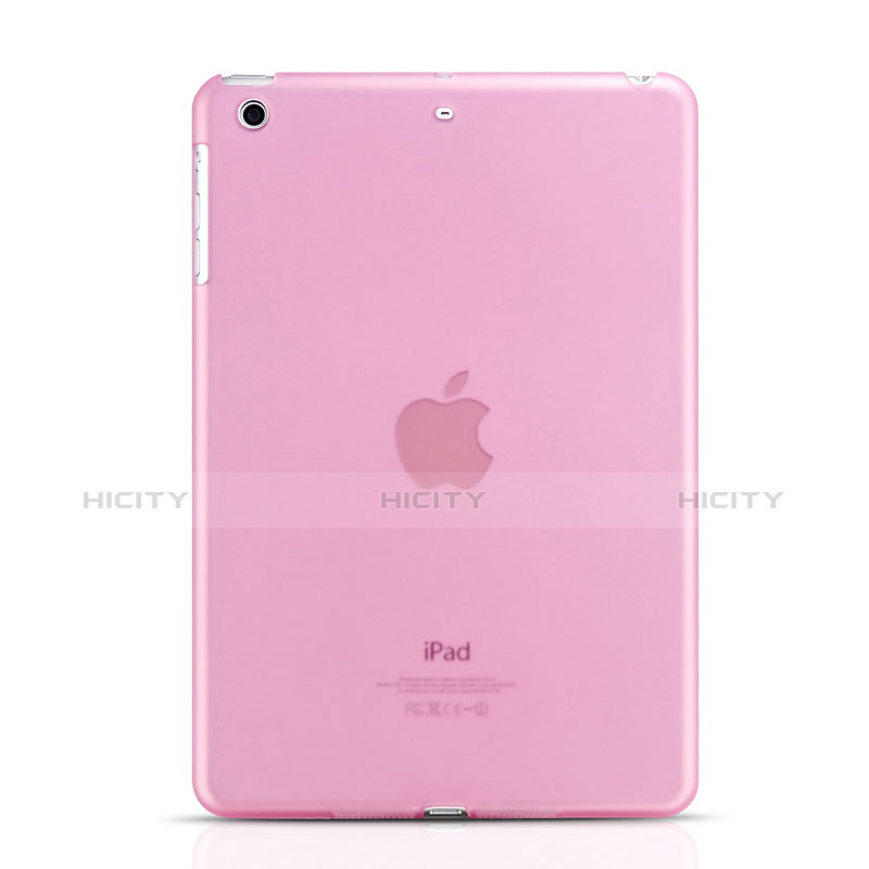Custodia Ultra Sottile Trasparente Rigida Opaca per Apple iPad Mini Rosa
