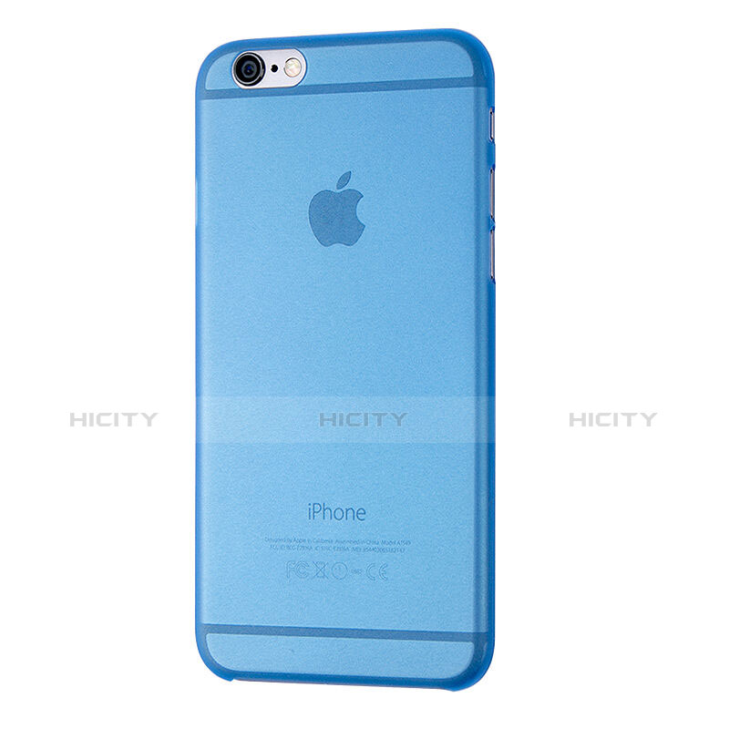 Custodia Ultra Sottile Trasparente Rigida Opaca per Apple iPhone 6 Blu