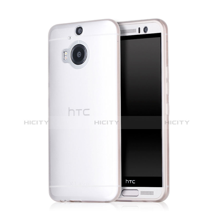 Custodia Ultra Sottile Trasparente Rigida Opaca per HTC One M9 Plus Bianco