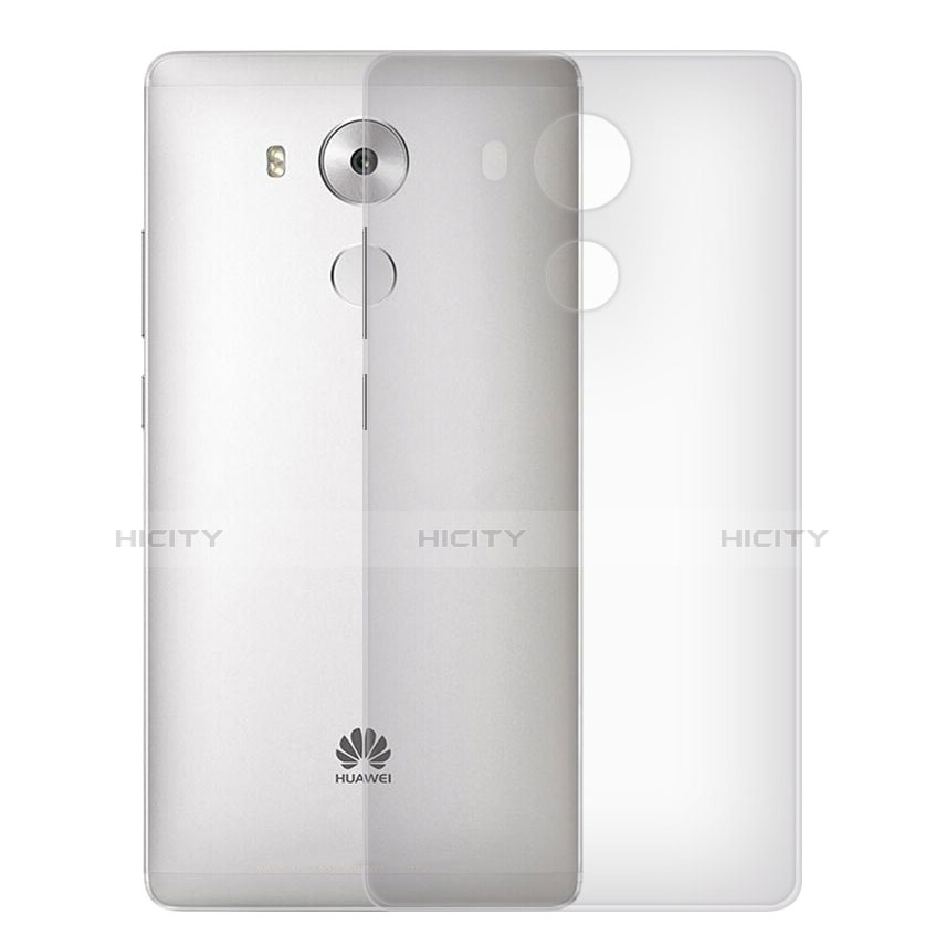 Custodia Ultra Sottile Trasparente Rigida Opaca per Huawei Mate 8 Grigio