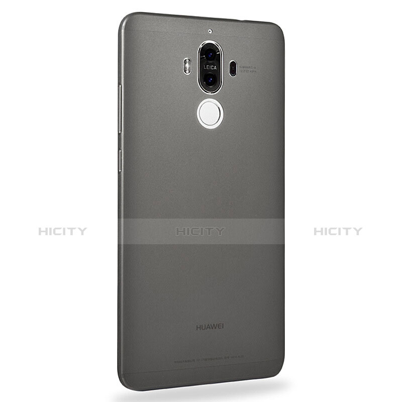 Custodia Ultra Sottile Trasparente Rigida Opaca per Huawei Mate 9 Grigio