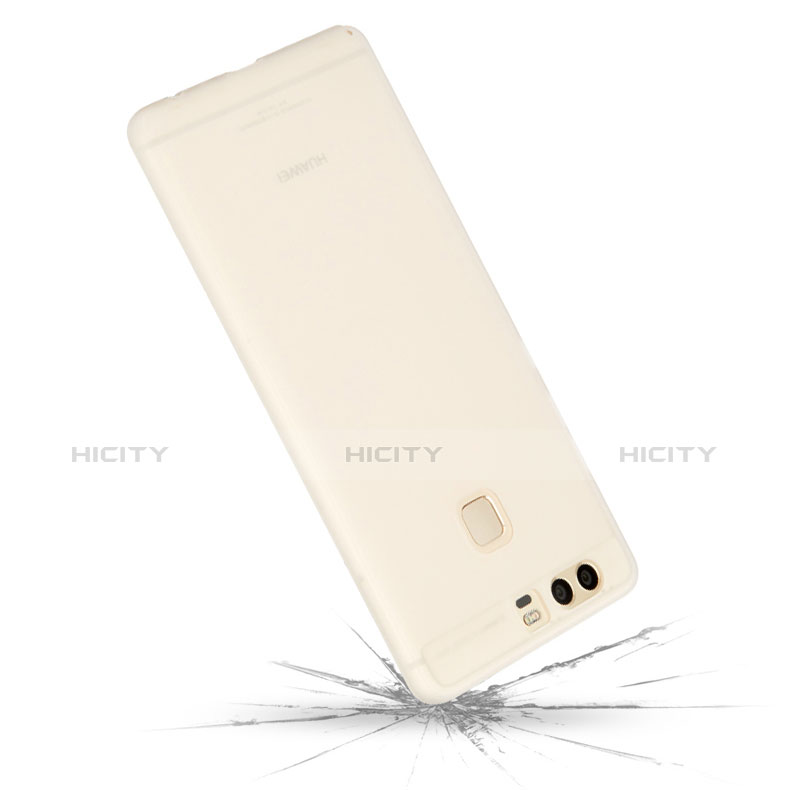 Custodia Ultra Sottile Trasparente Rigida Opaca per Huawei P9 Bianco