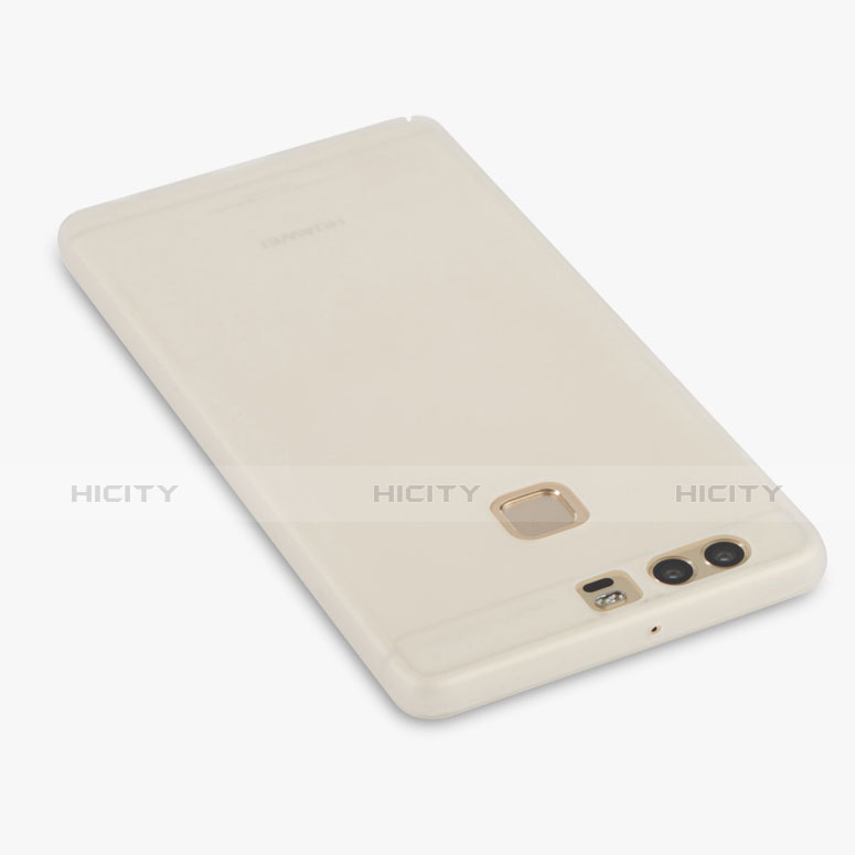 Custodia Ultra Sottile Trasparente Rigida Opaca per Huawei P9 Plus Bianco
