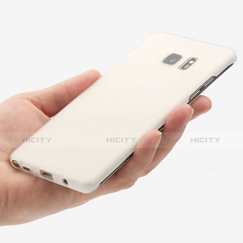 Custodia Ultra Sottile Trasparente Rigida Opaca per Samsung Galaxy Note 7 Bianco