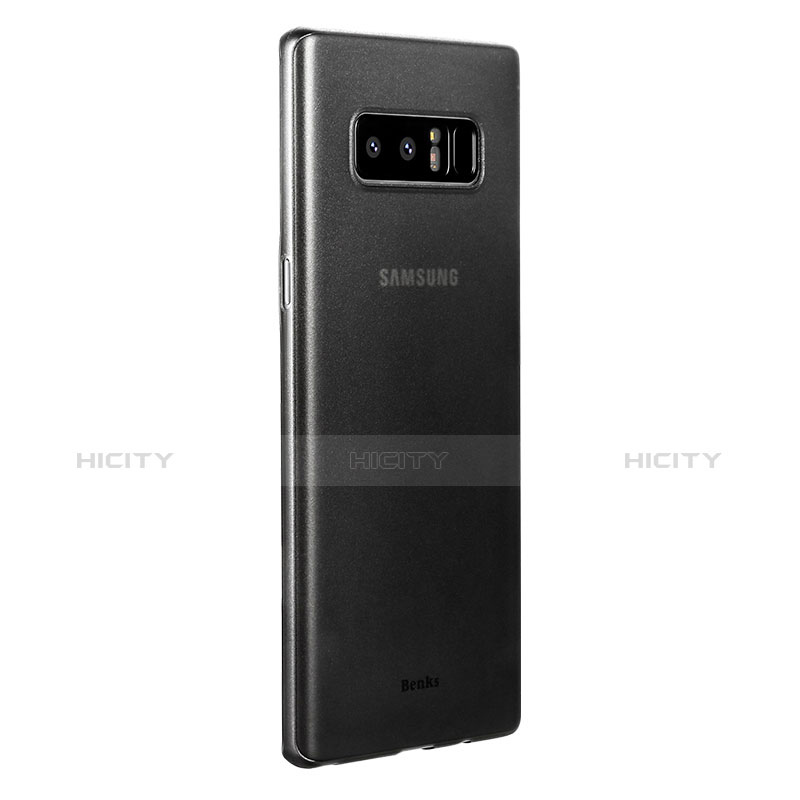 Custodia Ultra Sottile Trasparente Rigida Opaca per Samsung Galaxy Note 8 Grigio