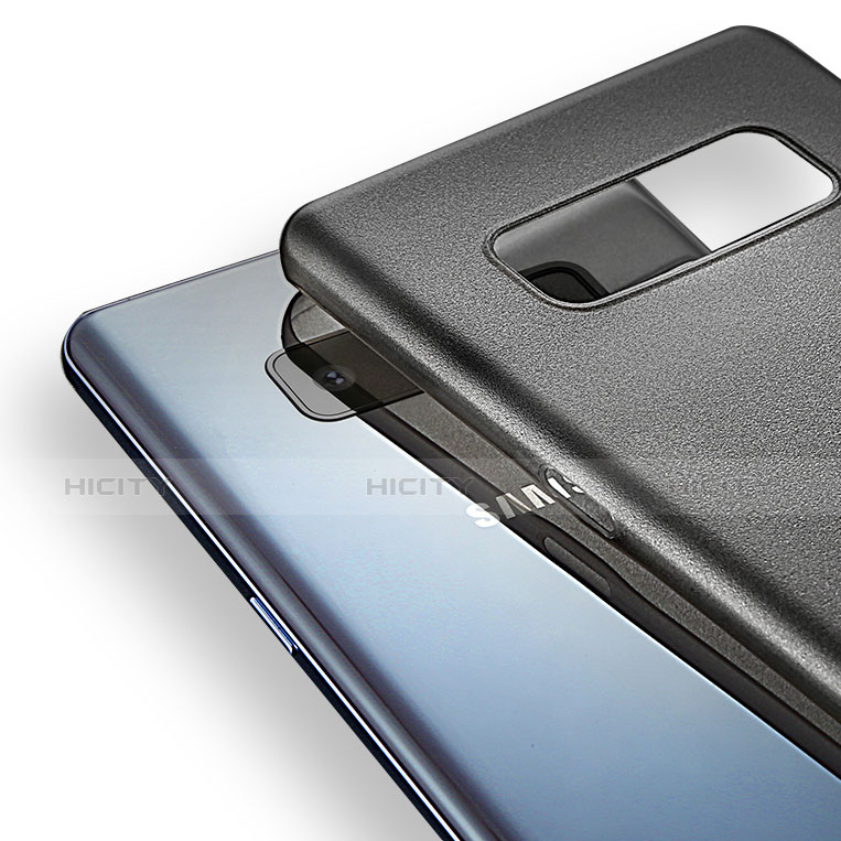 Custodia Ultra Sottile Trasparente Rigida Opaca per Samsung Galaxy Note 8 Grigio