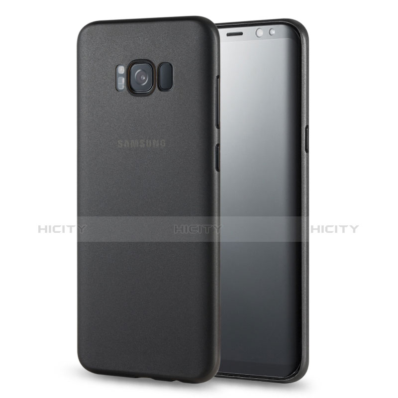 Custodia Ultra Sottile Trasparente Rigida Opaca per Samsung Galaxy S8 Nero