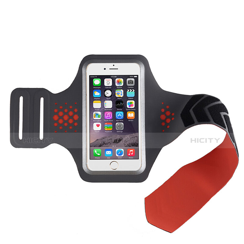 Fascia da Braccio Custodia Armband Corsa Sportiva Universale B20 Rosso