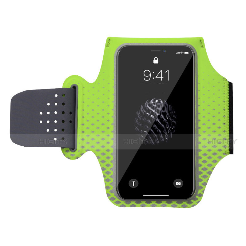 Fascia da Braccio Custodia Armband Corsa Sportiva Universale G04 Verde