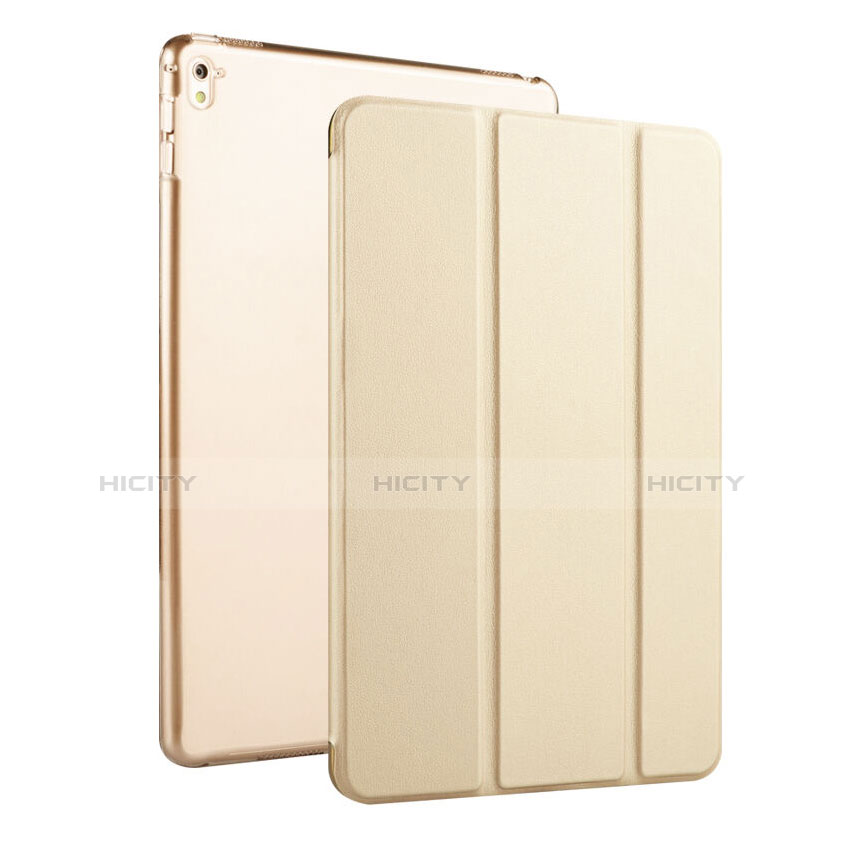 Flip Cover Portafoglio In Pelle con Supporto per Apple iPad Pro 9.7 Oro