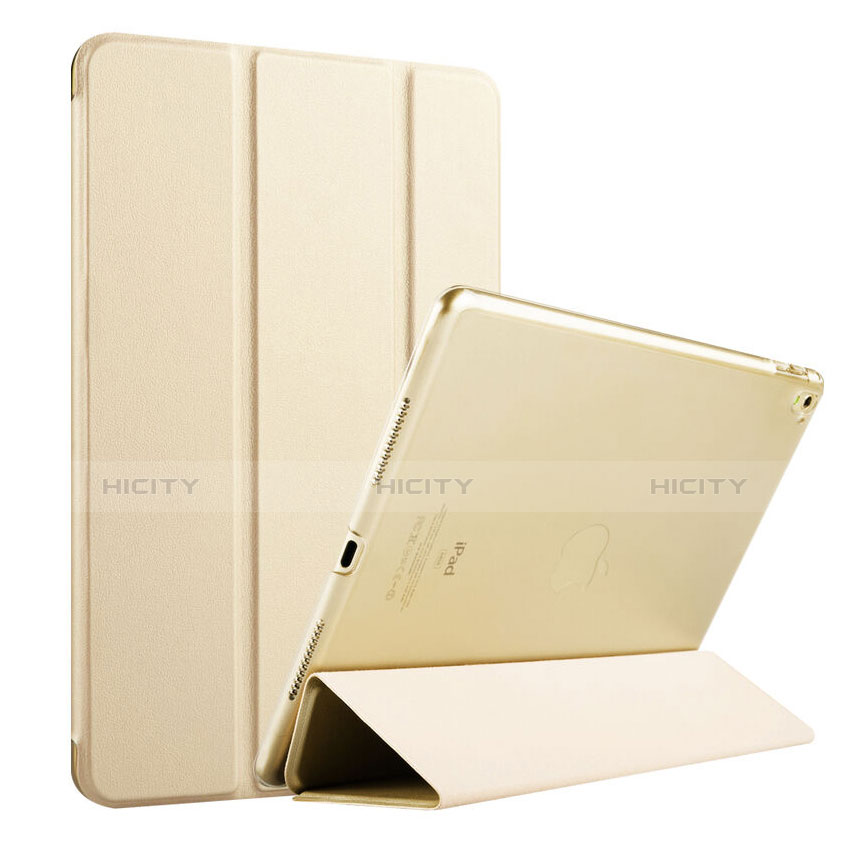 Flip Cover Portafoglio In Pelle con Supporto per Apple iPad Pro 9.7 Oro
