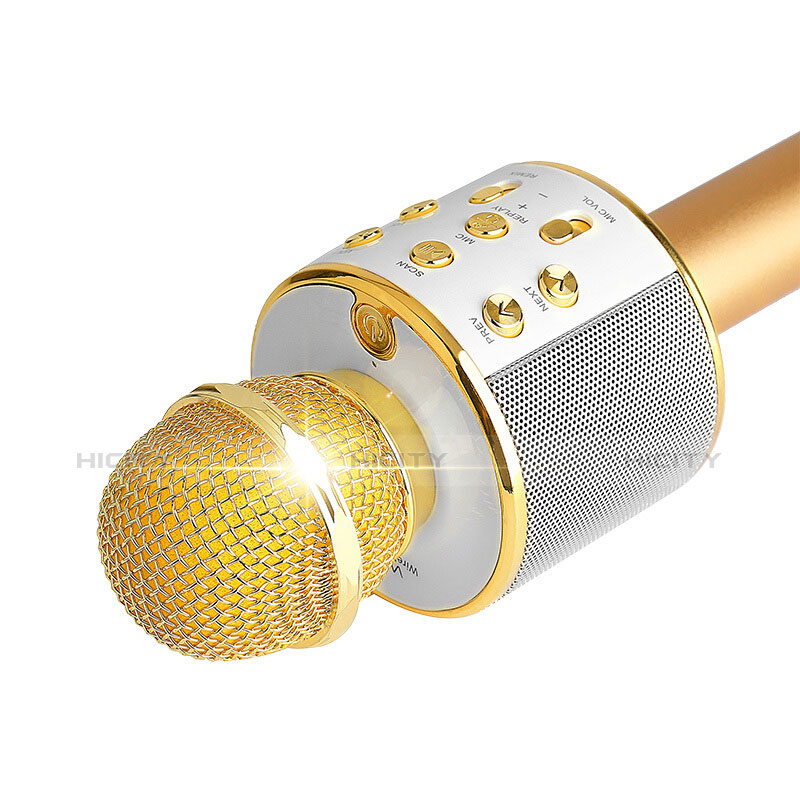 Microfono Mini Stereo Karaoke 3.5mm M06 Oro