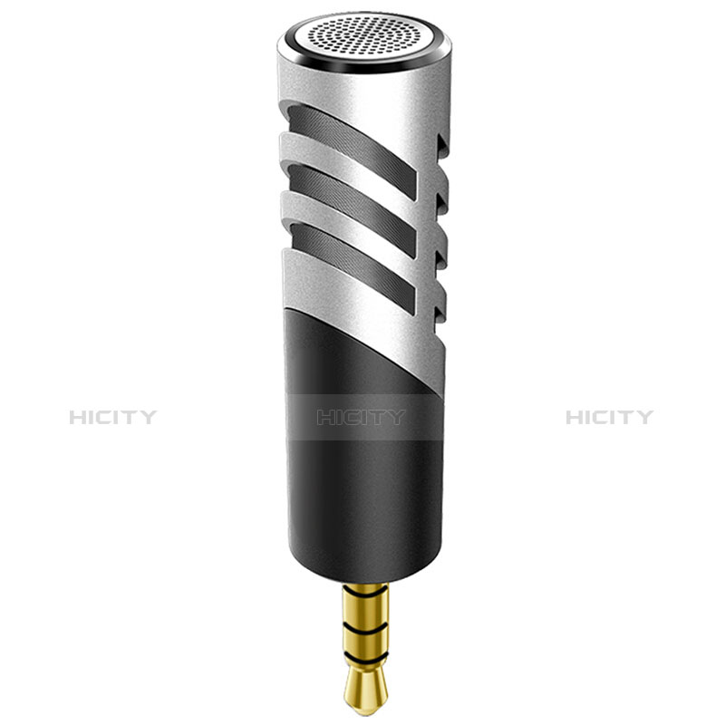 Microfono Mini Stereo Karaoke 3.5mm M09 Argento