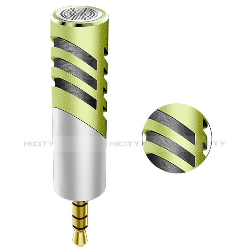 Microfono Mini Stereo Karaoke 3.5mm M09 Verde