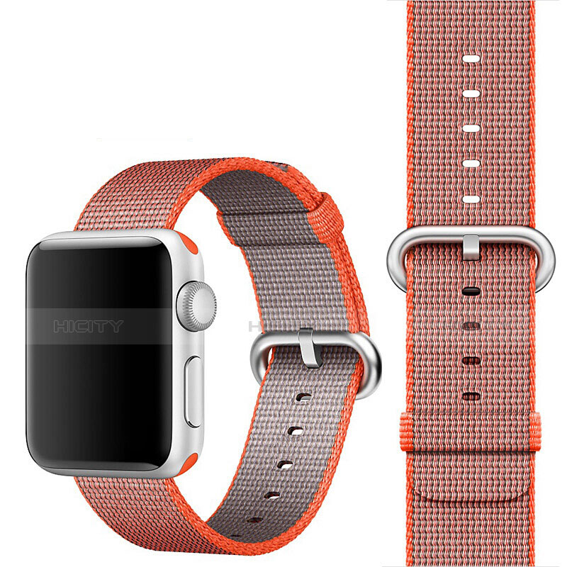 Milanese Cinturino Braccialetto Acciaio Band per Apple iWatch 2 38mm Arancione