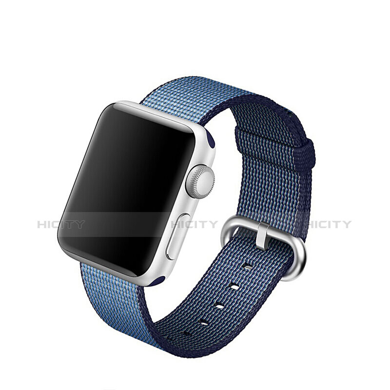 Milanese Cinturino Braccialetto Acciaio per Apple iWatch 2 42mm Blu