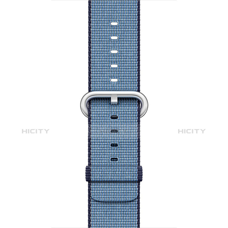 Milanese Cinturino Braccialetto Acciaio per Apple iWatch 3 38mm Blu