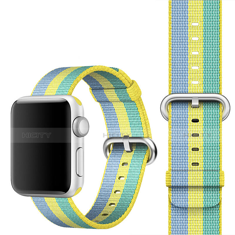 Milanese Cinturino Braccialetto Acciaio per Apple iWatch 4 40mm Giallo