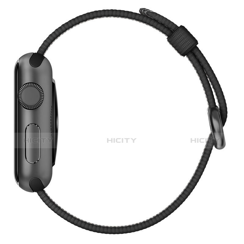 Milanese Cinturino Braccialetto Acciaio per Apple iWatch 4 44mm Nero