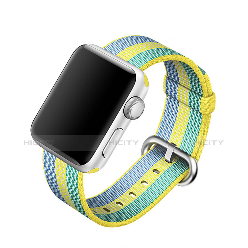 Milanese Cinturino Braccialetto Acciaio per Apple iWatch 42mm Giallo