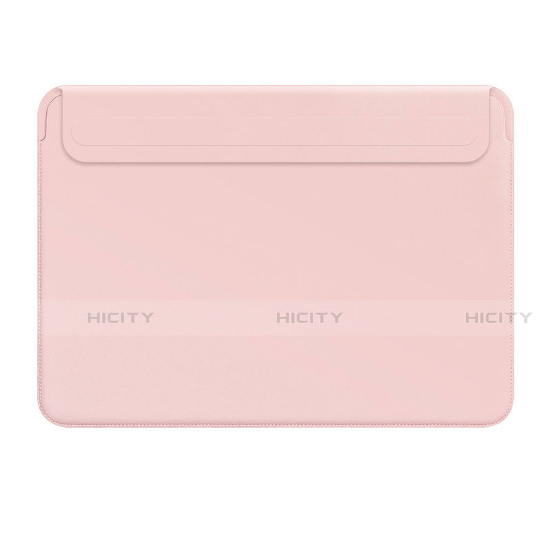 Morbido Pelle Custodia Marsupio Tasca L01 per Apple MacBook 12 pollici Rosa