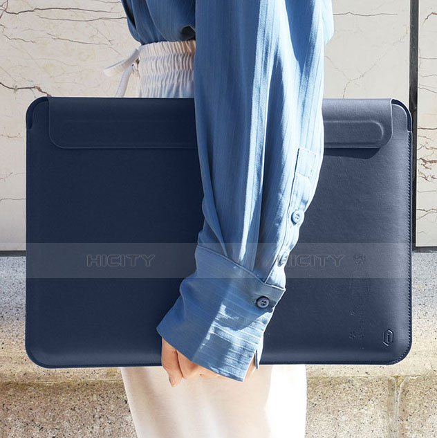 Morbido Pelle Custodia Marsupio Tasca L01 per Apple MacBook Pro 13 pollici