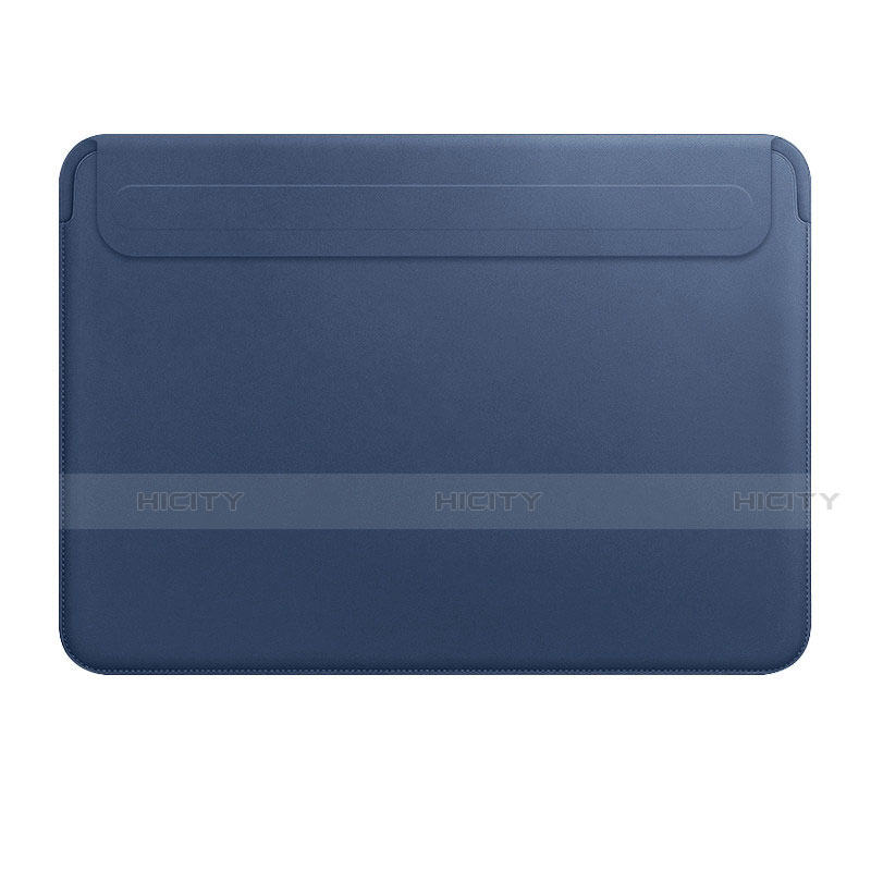 Morbido Pelle Custodia Marsupio Tasca L01 per Apple MacBook Pro 13 pollici Blu