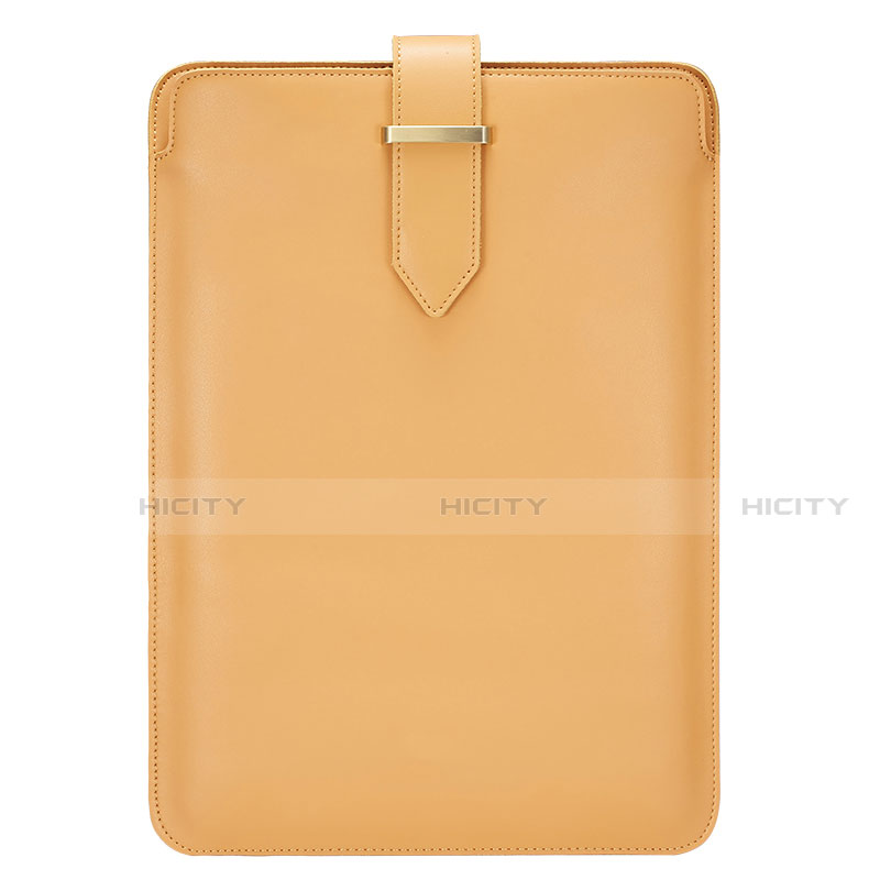 Morbido Pelle Custodia Marsupio Tasca L01 per Huawei Honor MagicBook 14 Giallo