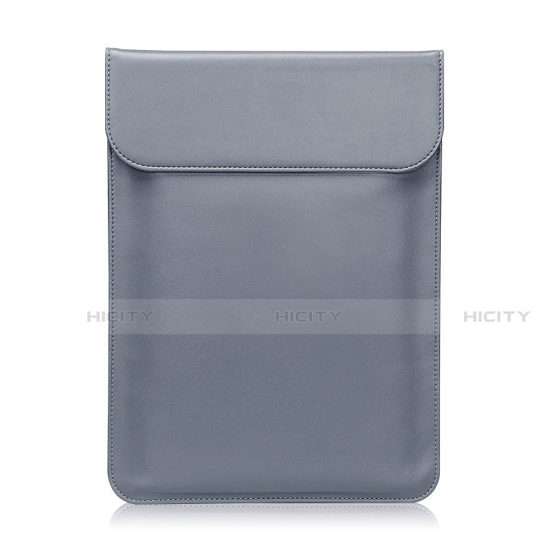 Morbido Pelle Custodia Marsupio Tasca L01 per Huawei Honor MagicBook 15 Grigio