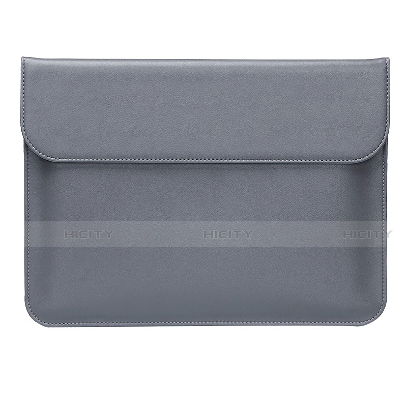 Morbido Pelle Custodia Marsupio Tasca L02 per Huawei Honor MagicBook Pro (2020) 16.1 Grigio