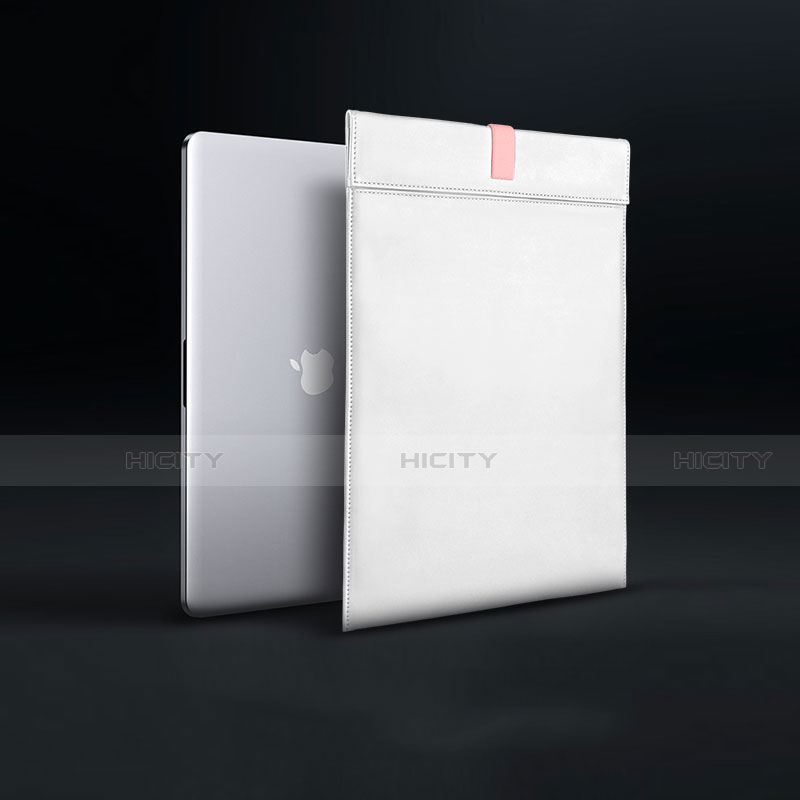 Morbido Pelle Custodia Marsupio Tasca L03 per Apple MacBook Air 11 pollici Bianco