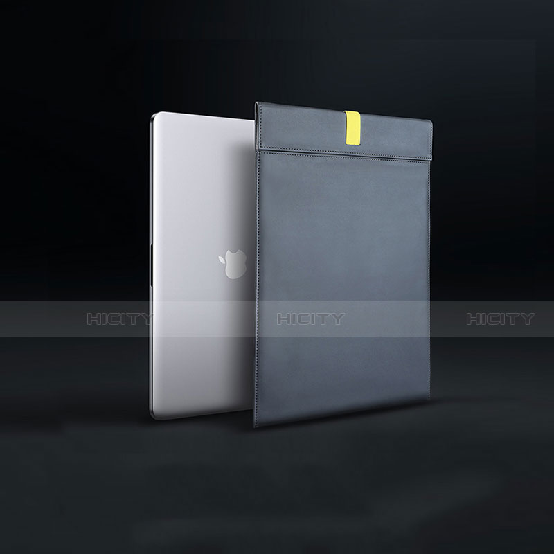 Morbido Pelle Custodia Marsupio Tasca L03 per Apple MacBook Air 13 pollici (2020) Nero