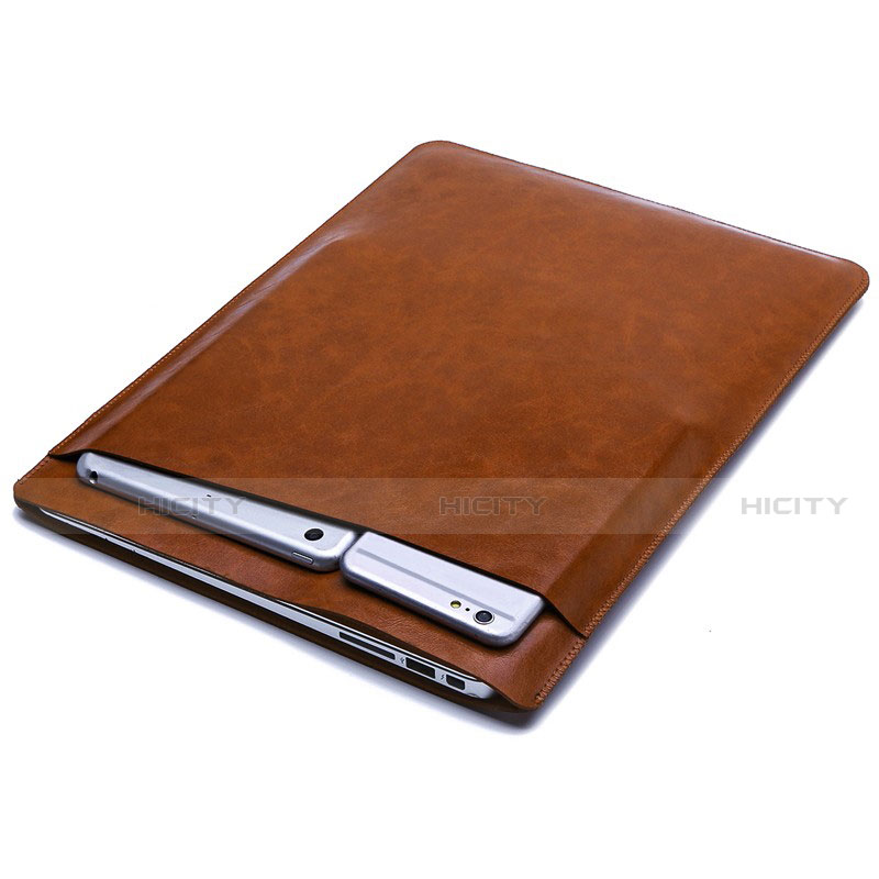 Morbido Pelle Custodia Marsupio Tasca L03 per Huawei Honor MagicBook Pro (2020) 16.1 Arancione
