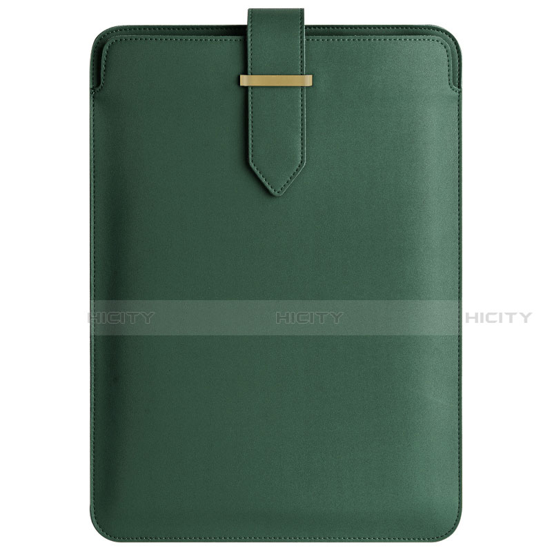 Morbido Pelle Custodia Marsupio Tasca L04 per Apple MacBook 12 pollici Verde