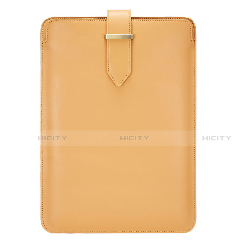 Morbido Pelle Custodia Marsupio Tasca L04 per Huawei Matebook 13 (2020) Arancione