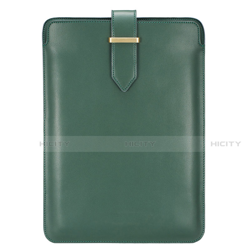 Morbido Pelle Custodia Marsupio Tasca L04 per Huawei Matebook 13 (2020) Verde