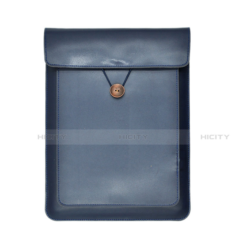 Morbido Pelle Custodia Marsupio Tasca L09 per Apple MacBook Pro 13 pollici (2020) Blu