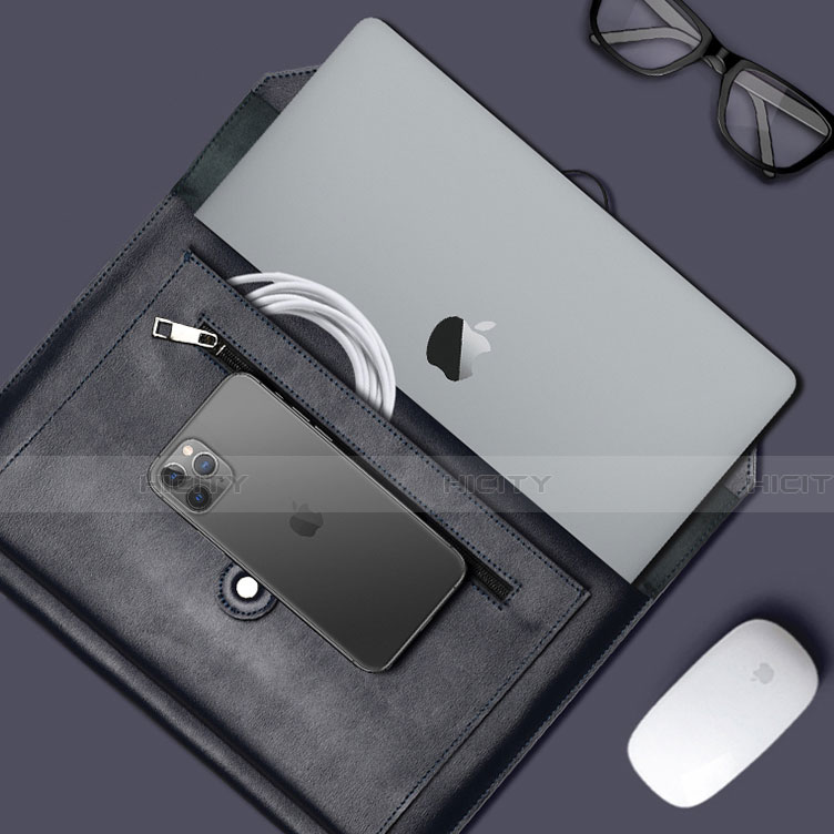 Morbido Pelle Custodia Marsupio Tasca L12 per Apple MacBook Air 13.3 pollici (2018)