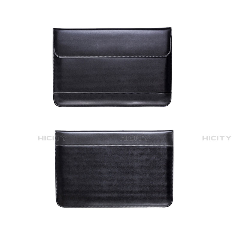 Morbido Pelle Custodia Marsupio Tasca L14 per Apple MacBook Pro 13 pollici (2020) Nero