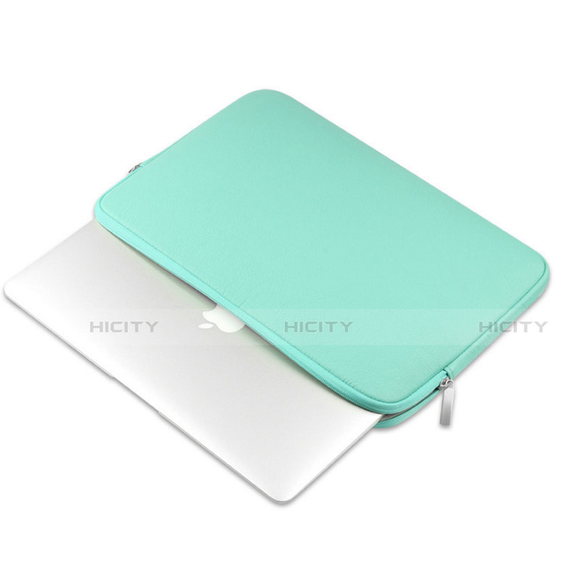 Morbido Pelle Custodia Marsupio Tasca L16 per Apple MacBook Air 13 pollici Verde
