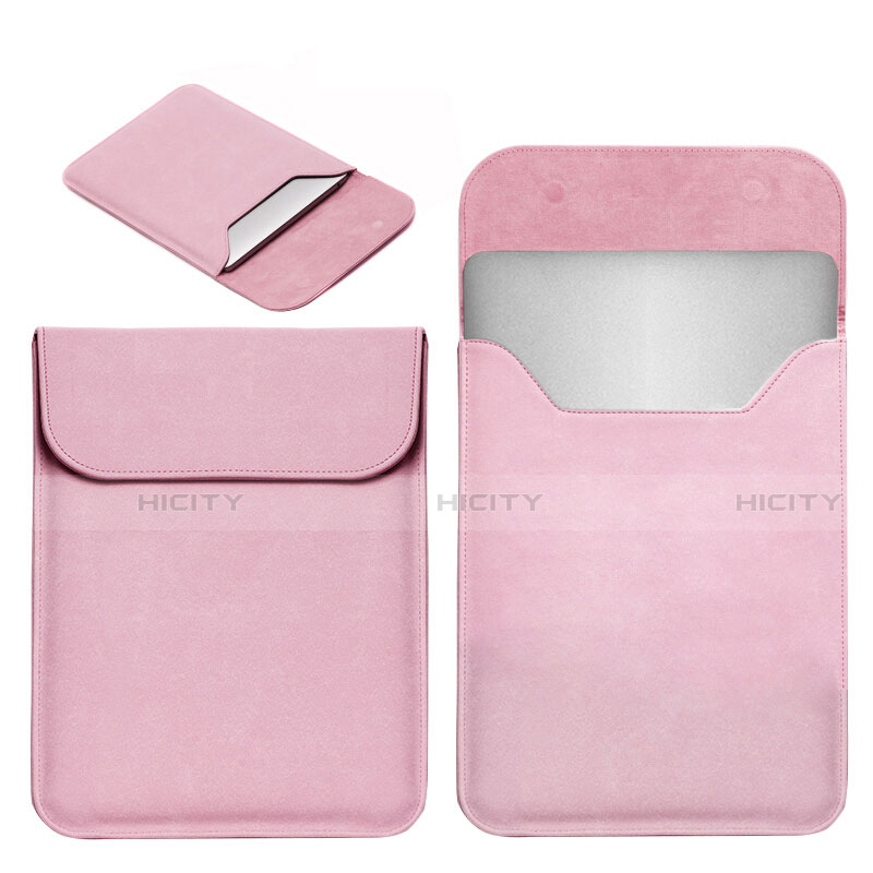 Morbido Pelle Custodia Marsupio Tasca L19 per Apple MacBook Air 13 pollici (2020) Rosa