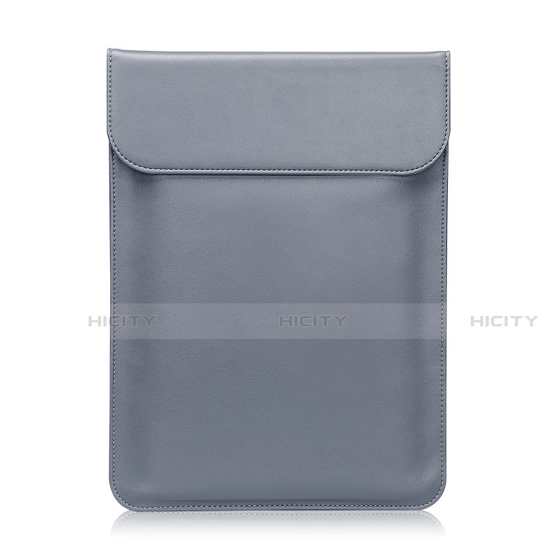 Morbido Pelle Custodia Marsupio Tasca L21 per Apple MacBook 12 pollici Grigio