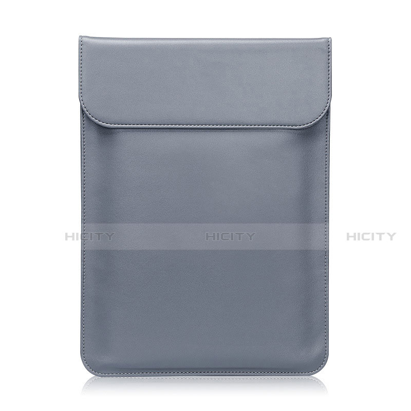 Morbido Pelle Custodia Marsupio Tasca L21 per Apple MacBook Air 13 pollici (2020) Grigio
