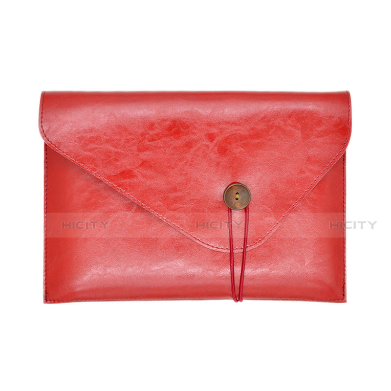 Morbido Pelle Custodia Marsupio Tasca L23 per Apple MacBook 12 pollici Rosso