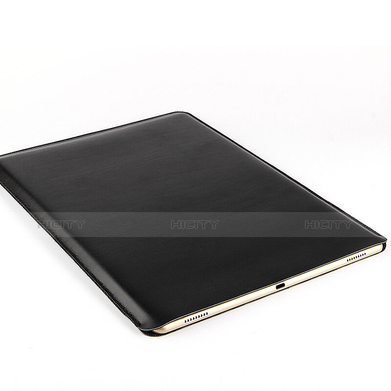 Morbido Pelle Custodia Marsupio Tasca per Samsung Galaxy Tab 4 10.1 T530 T531 T535 Nero